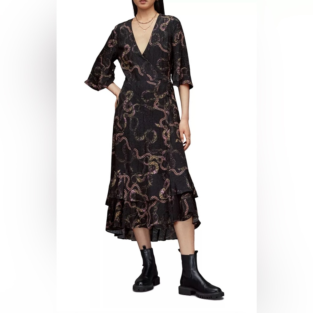 Allsaints Delana Tempest dress size 10